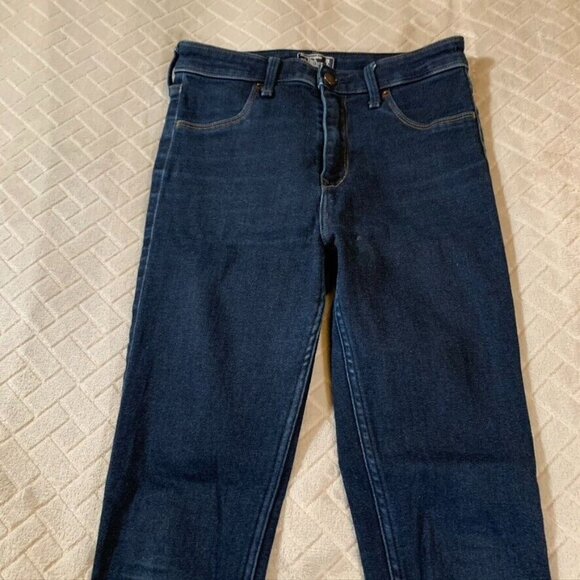Abercrombie & Fitch Womens 26 Denim Jeans Blue Dark Wash Simone Jegging Stretch - Picture 2 of 11